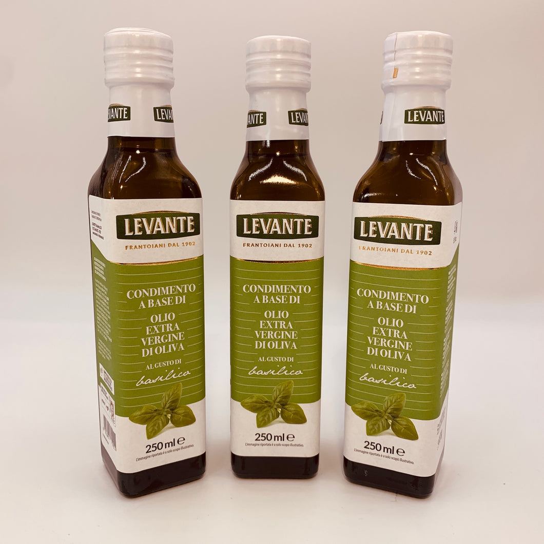3er Set Basilikum - Olivenöl Levante Al Gusto basilico - extra vergine di olivia